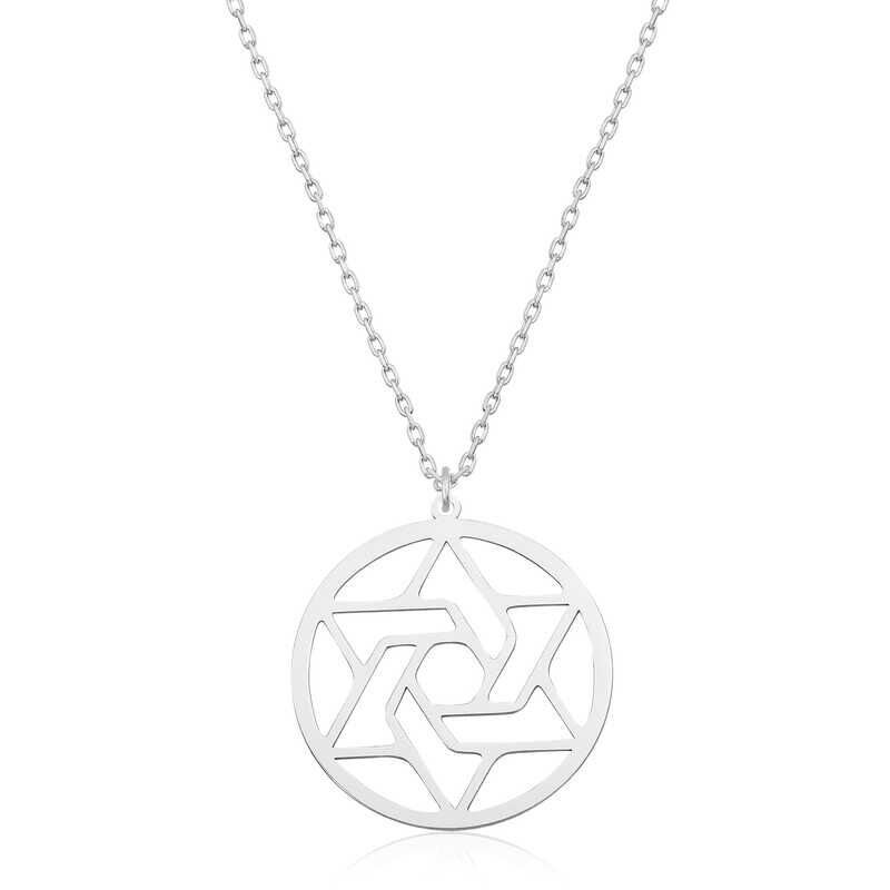 Gümüş Çember Bayan Kolye