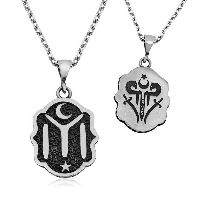 Silver Kayi Tribe Crest Necklace
