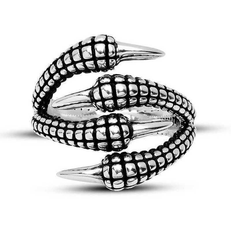 Silver Eagle Claw Men's Ring