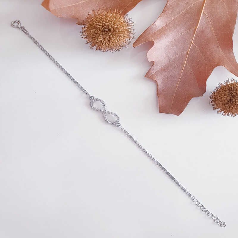 Silver Infinity Women's Bracelet