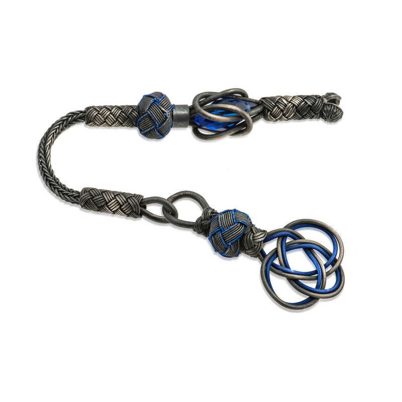 Silver Trabzon Knitting Kazaz Prayer Beads Tassel