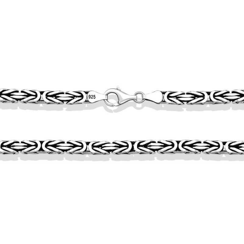 Silver King Chain - 10 mm Angled