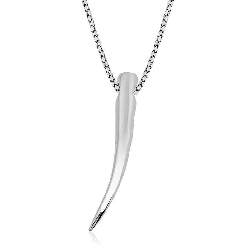 Silver Ivory Necklace