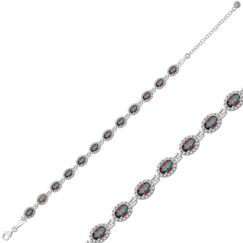 Silver Oval Waterway Women's Bracelet