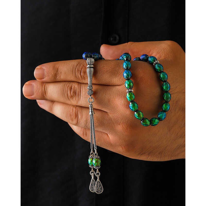 Silver Accessory Sense Stone Prayer Beads