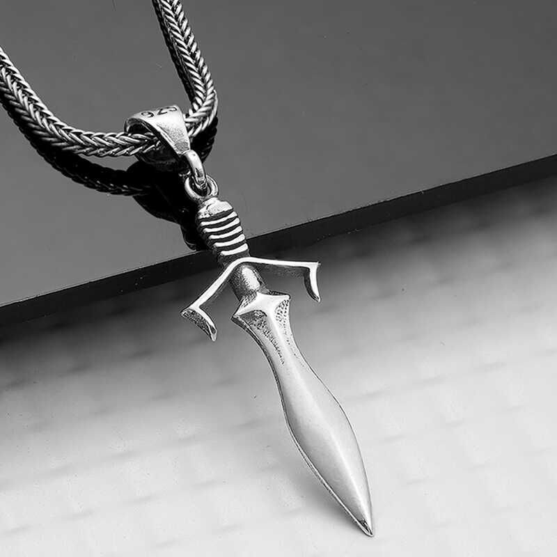 Silver Sword Men's Necklace