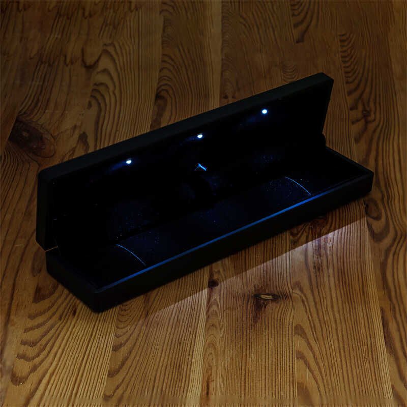 Illuminated Black Color Bracelet and Prayer Beads Box