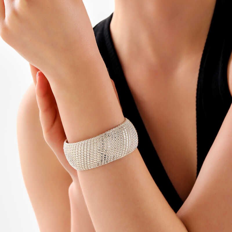 Silver Handmade Women's Bracelet with Pen