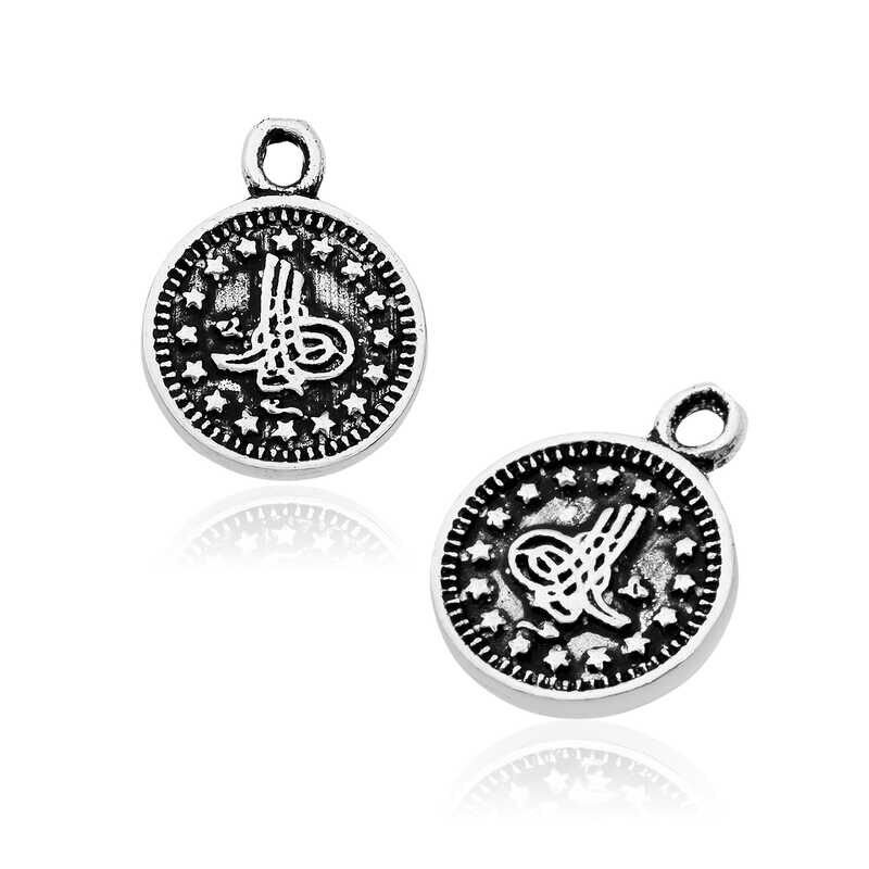 Silver Tughra Prayer Beads Tassel