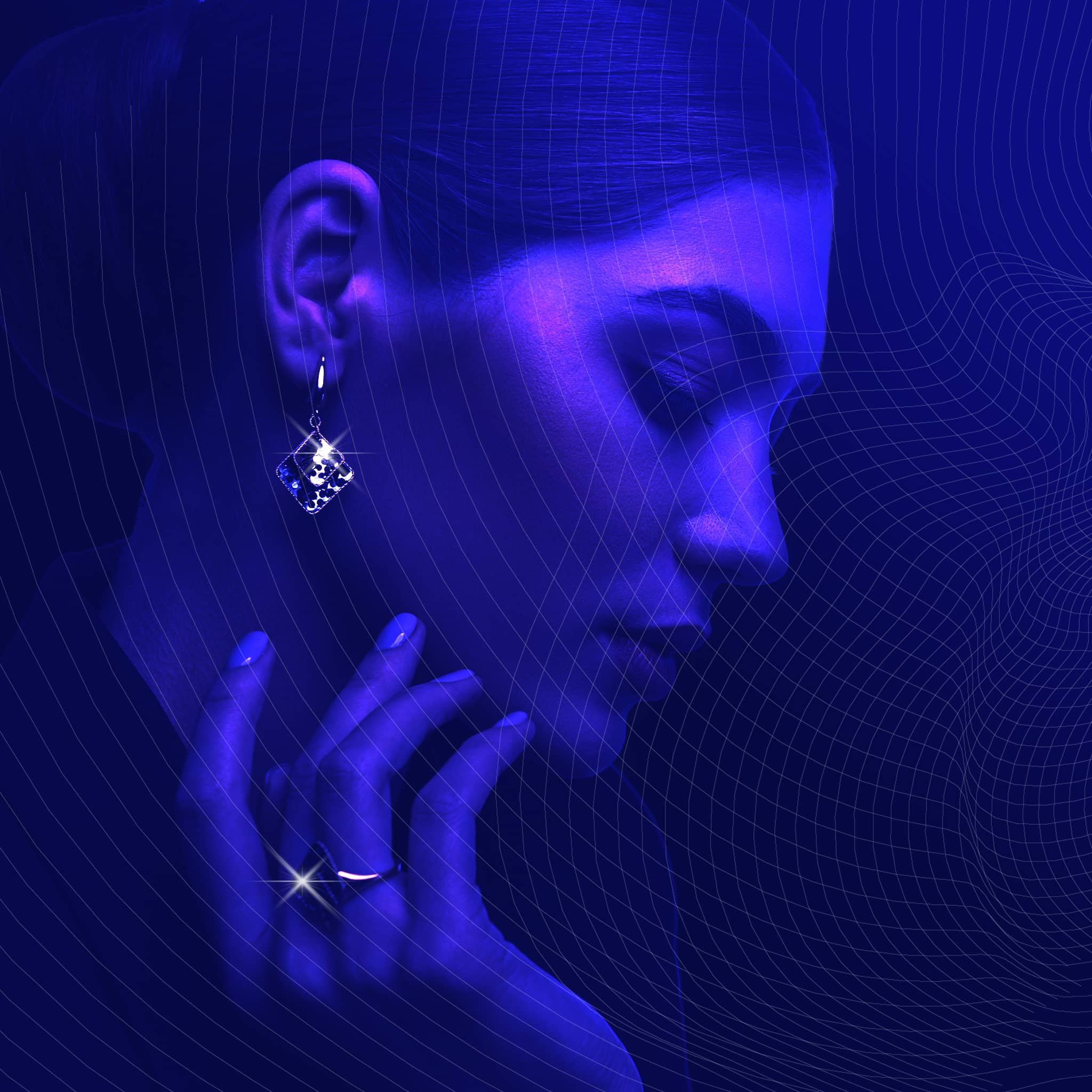 ​Gümüş Rose Anne Yazılı Plaka Bayan Kolye